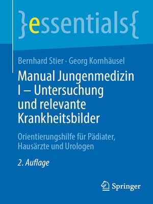 cover image of Manual Jungenmedizin I--Untersuchung und relevante Krankheitsbilder